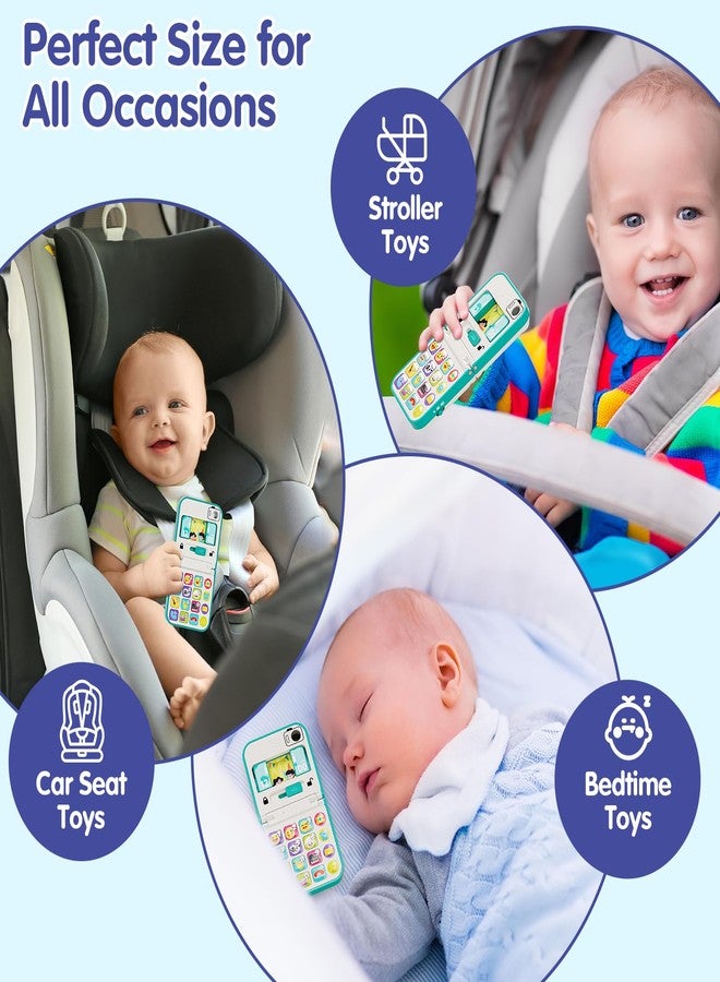 HOLA Baby Phone Toys for 1 Year Old Boy Girl, My First Learning Play Phone for Kid, Musical Light up Phone Toys 12 18 24 Month, Toys for 1,2 Year Old Boys Girls,Blue - Image 3